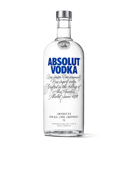 Absolut Blue Vodka 1.0 l