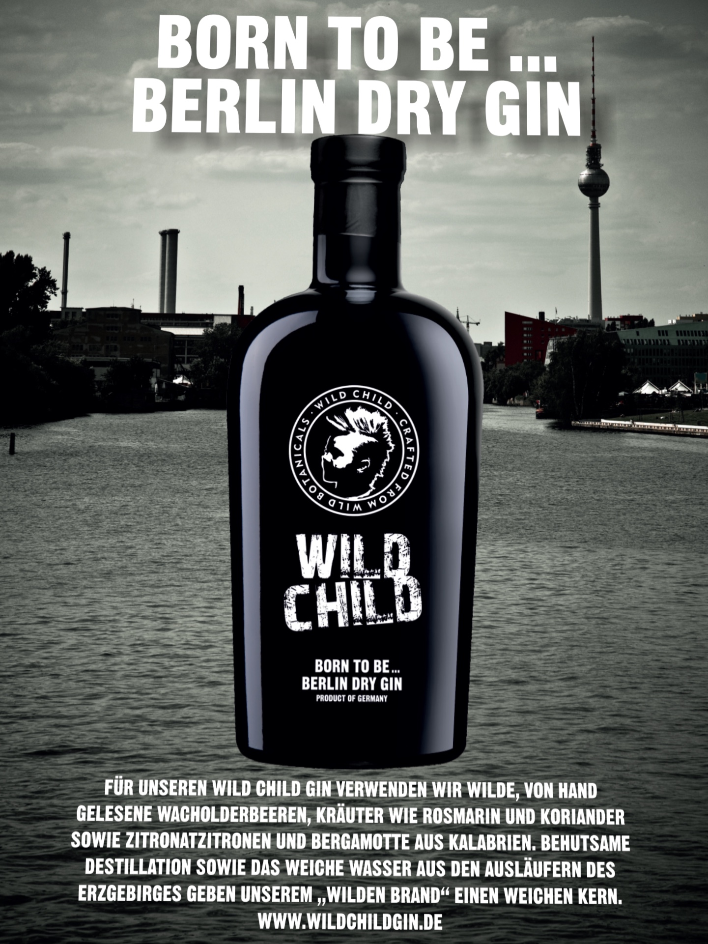 Wild Child Dry Gin 43,5% 0,7l | Gin | Spirituosen | Petra Grünberg  Getränkefachgroßhandel GmbH