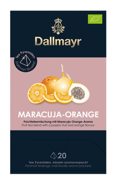 Dallmayr Maracuja - Orange Bio Früchteteemischung 20x 4,0 g
