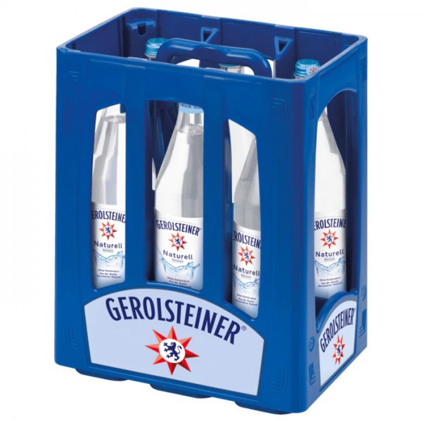 Gerolsteiner Naturell Glasflasche 6/1,0l
