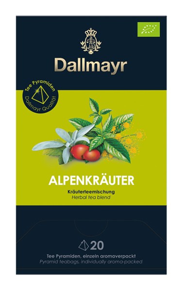 Dallmayr Alpenkräuter Bio Kräuterteemischung 20x2,5g