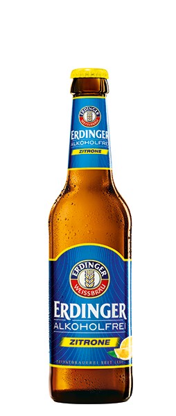 Erdinger Zitrone Alkoholfrei 6er Pack 24x0,33 l